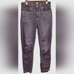 PAIGE Women's Dark Blue Skinny Jeans
